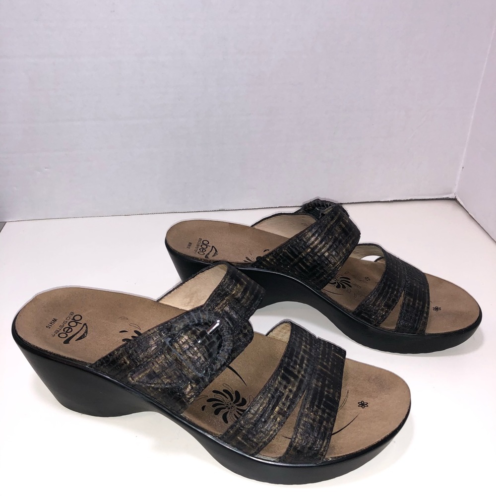 Abeo Dorin Leather Comfort Slides